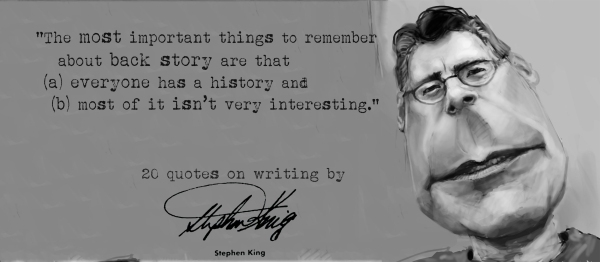 Click the image for 19 more Stephen King's quotes on writing2